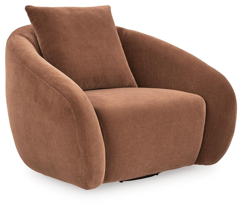 Yahya Swivel Accent Chair - MI Hometown Furnishings (MI)*