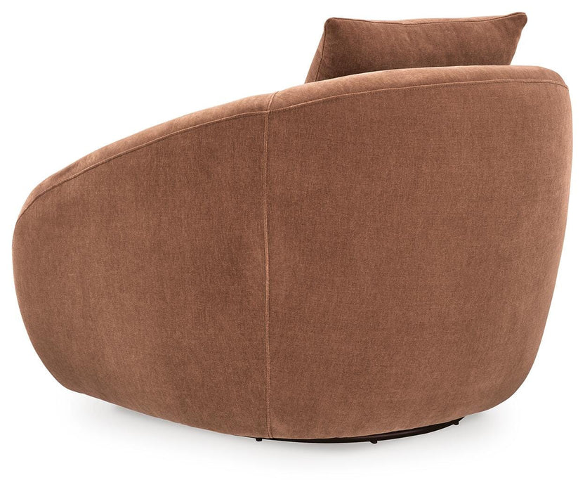 Yahya Swivel Accent Chair - MI Hometown Furnishings (MI)*