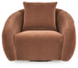 Yahya Swivel Accent Chair - MI Hometown Furnishings (MI)*