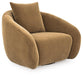 Yahya Swivel Accent Chair - MI Hometown Furnishings (MI)*