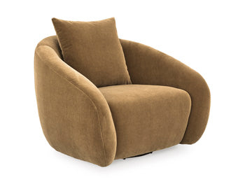 Yahya Swivel Accent Chair - MI Hometown Furnishings (MI)*