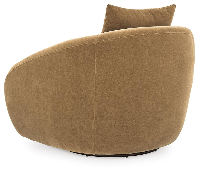 Yahya Swivel Accent Chair - MI Hometown Furnishings (MI)*