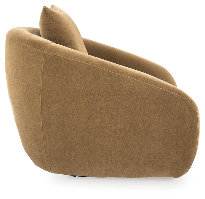 Yahya Swivel Accent Chair - MI Hometown Furnishings (MI)*