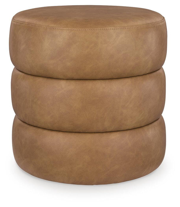 Ummi Swivel Accent Ottoman - MI Hometown Furnishings (MI)*