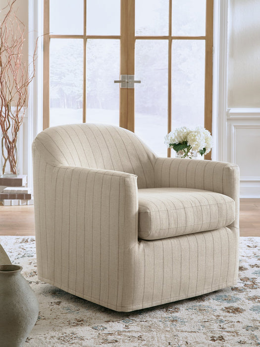 Valwick Swivel Accent Chair - MI Hometown Furnishings (MI)*