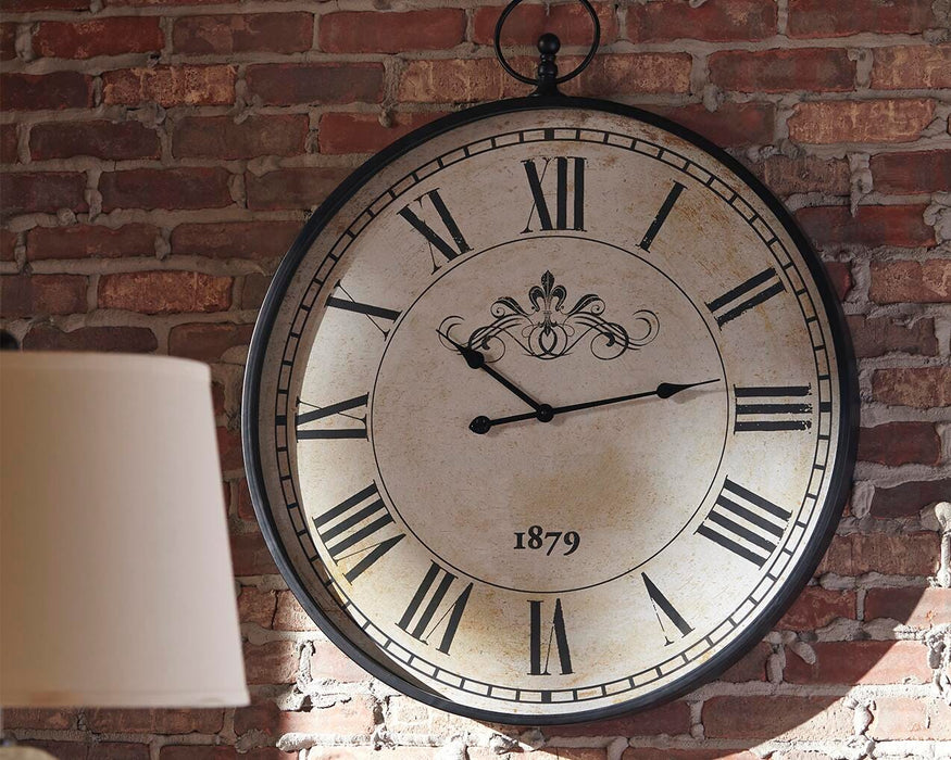 Augustina Wall Clock - MI Hometown Furnishings (MI)*