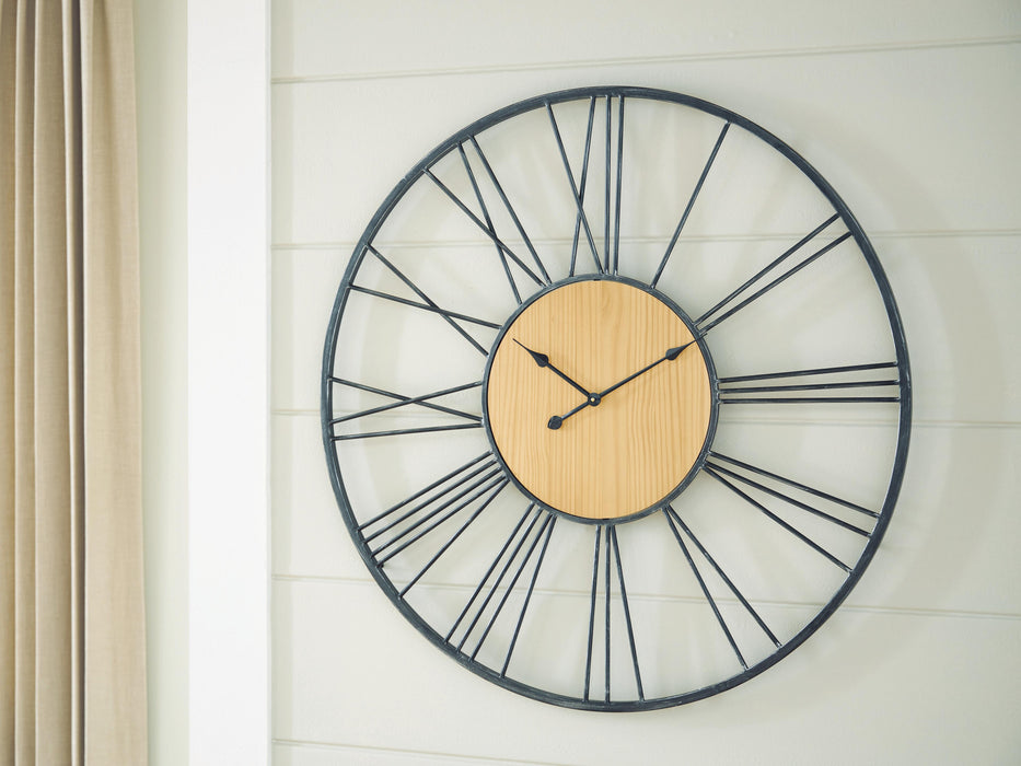 Brockett Wall Clock - MI Hometown Furnishings (MI)*