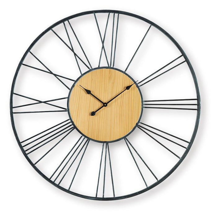 Brockett Wall Clock - MI Hometown Furnishings (MI)*