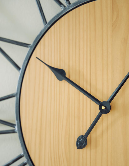 Brockett Wall Clock - MI Hometown Furnishings (MI)*