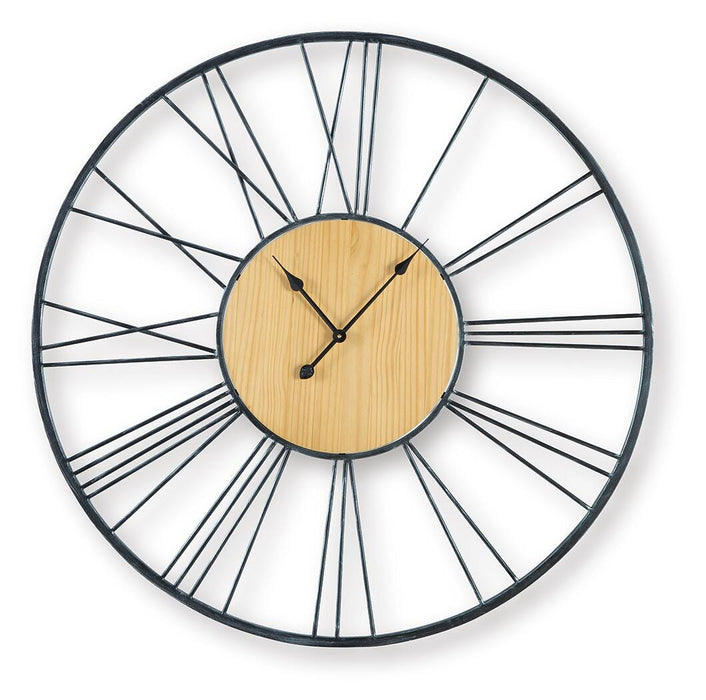 Brockett Wall Clock - MI Hometown Furnishings (MI)*