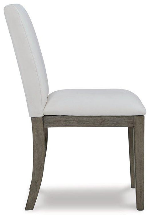 Anibecca Gray/Off White Dining Chair