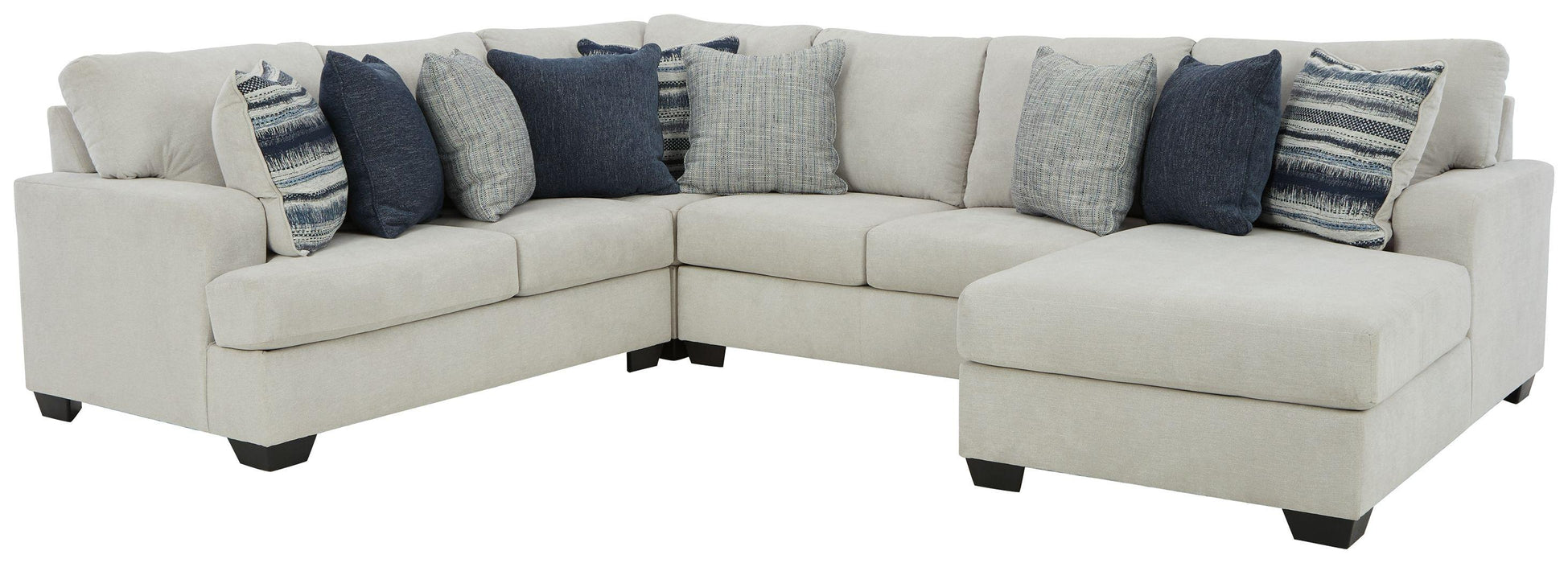 Lowder - 5 Pc. - Left Arm Facing Loveseat 4 Pc Sectional, Ottoman