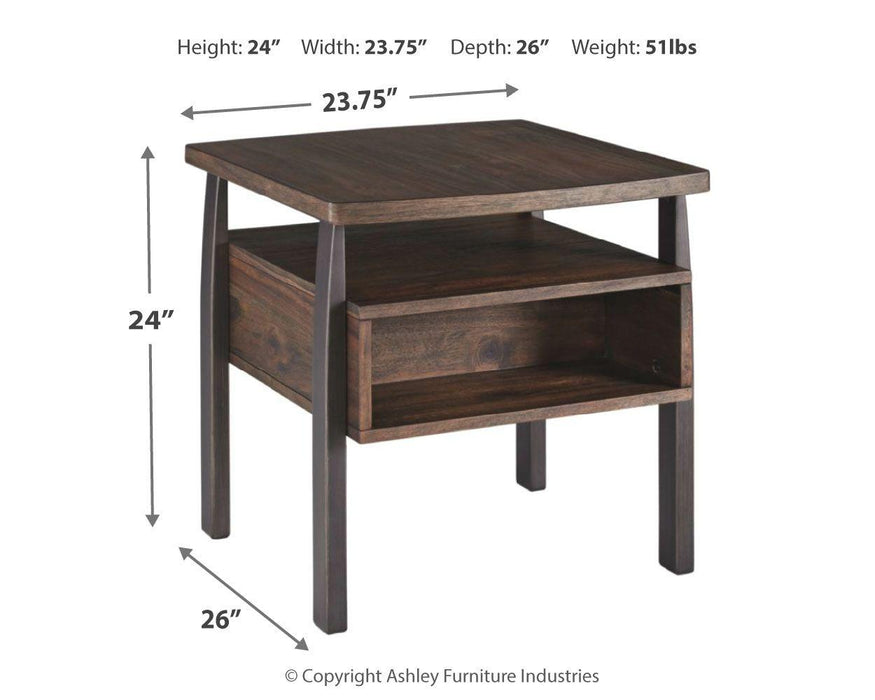 Vailbry - Rectangular End Table