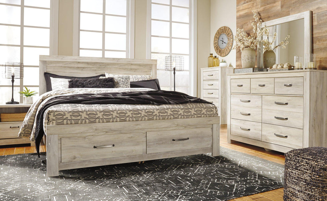 Bellaby Bed with 2 Storage Drawers - MI Hometown Furnishings (MI)*