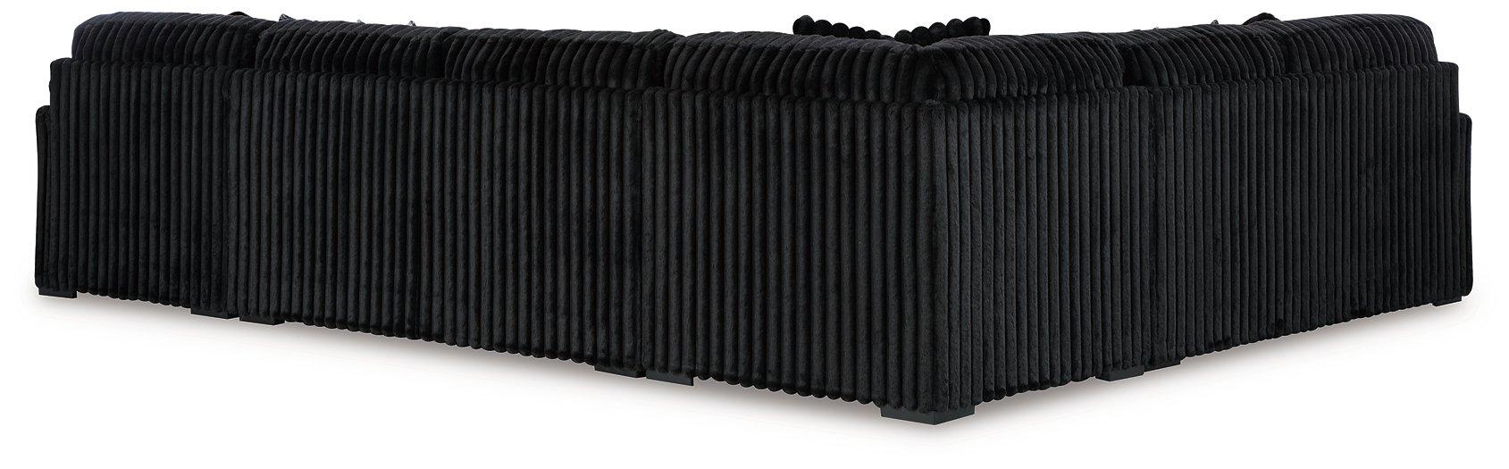 Midnight-Madness Sectional with Chaise - MI Hometown Furnishings (MI)*