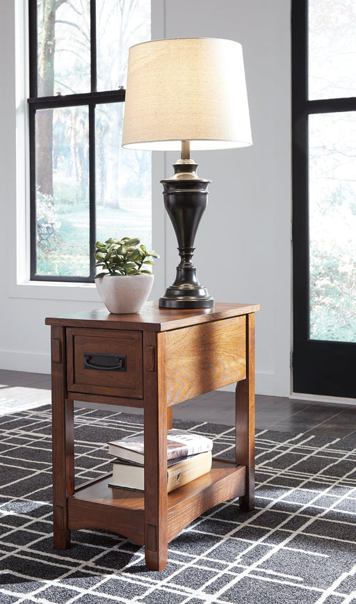 Breegin Chairside End Table - MI Hometown Furnishings (MI)*