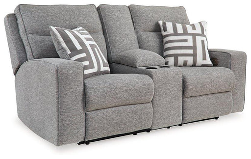 Biscoe Power Reclining Loveseat - MI Hometown Furnishings (MI)*