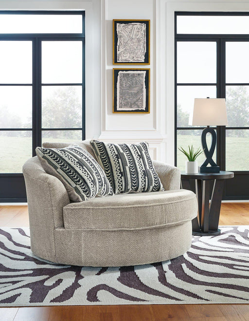 Calnita Oversized Swivel Accent Chair - MI Hometown Furnishings (MI)*