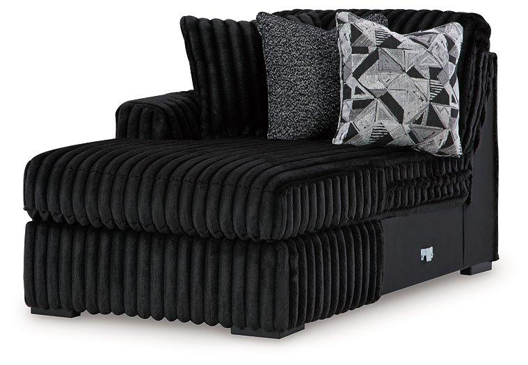 Midnight-Madness Sectional with Chaise - MI Hometown Furnishings (MI)*