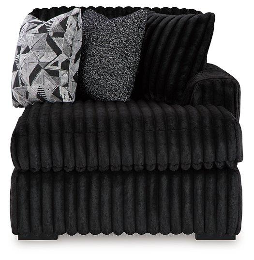 Midnight-Madness Sectional with Chaise - MI Hometown Furnishings (MI)*