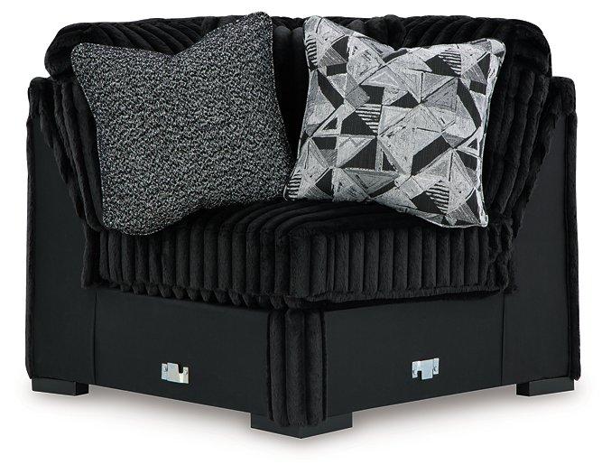 Midnight-Madness Sectional with Chaise - MI Hometown Furnishings (MI)*