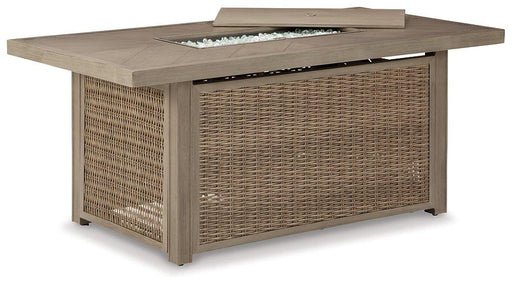Beachcroft Outdoor Fire Pit Table - MI Hometown Furnishings (MI)*