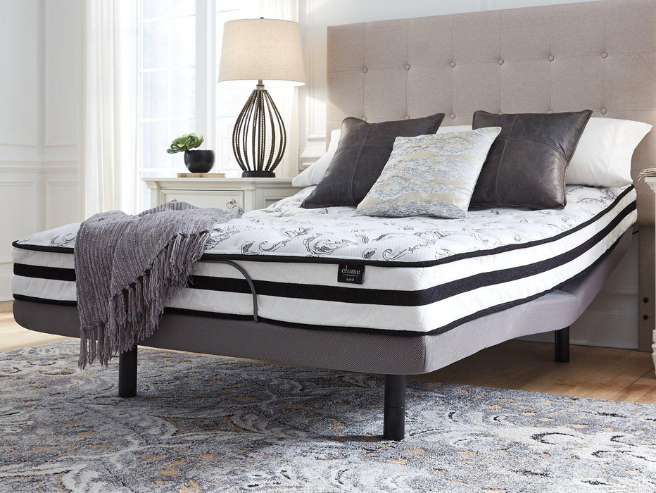 8 Inch Chime Innerspring Mattress Set - MI Hometown Furnishings (MI)*