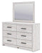 Cayboni Dresser and Mirror - MI Hometown Furnishings (MI)*