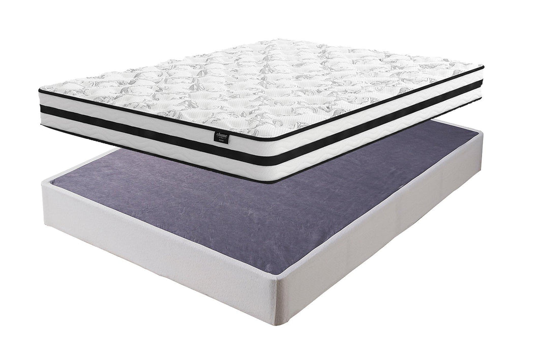 8 Inch Chime Innerspring Mattress Set - MI Hometown Furnishings (MI)*