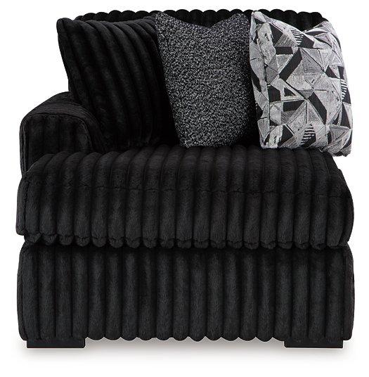 Midnight-Madness Sectional with Chaise - MI Hometown Furnishings (MI)*