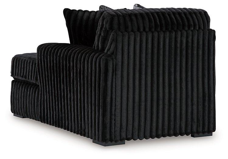 Midnight-Madness Sectional with Chaise - MI Hometown Furnishings (MI)*