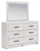 Cayboni Dresser and Mirror - MI Hometown Furnishings (MI)*