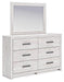 Cayboni Dresser and Mirror - MI Hometown Furnishings (MI)*