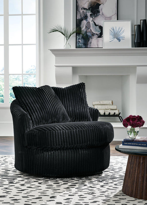 Gramwell Swivel Accent Chair - MI Hometown Furnishings (MI)*