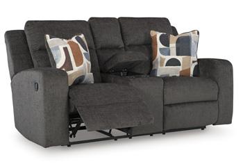 Kanlow Reclining Loveseat with Console