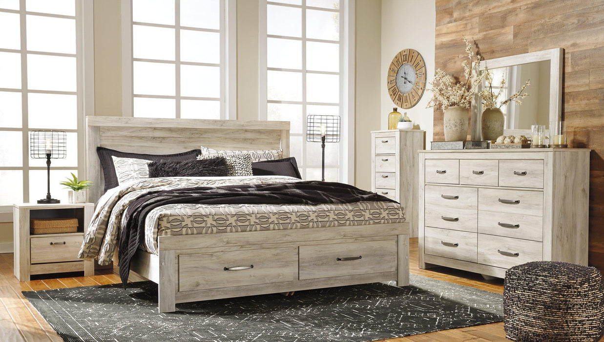 Bellaby Bed with 2 Storage Drawers - MI Hometown Furnishings (MI)*