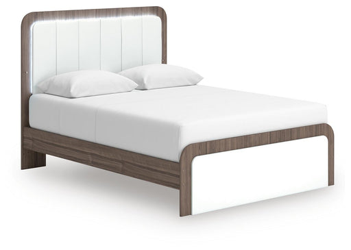 Kendanport Upholstered Bed - MI Hometown Furnishings (MI)*