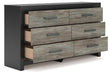 Broachmyn Dresser and Mirror - MI Hometown Furnishings (MI)*