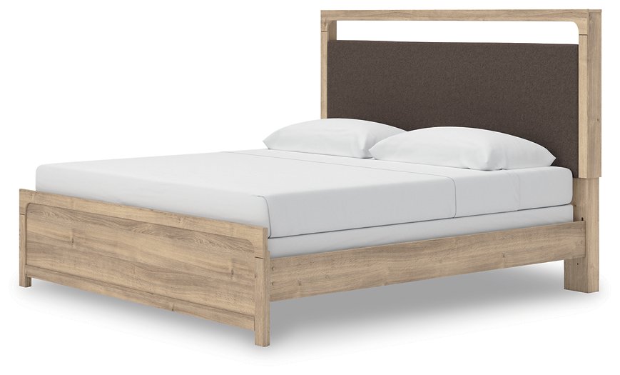 Kinlanni Upholstered Bed - MI Hometown Furnishings (MI)*