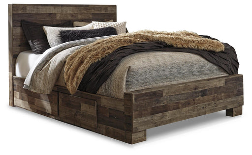Derekson Bed with 2 Side Storage - MI Hometown Furnishings (MI)*