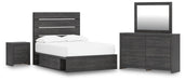 Hollivern Bedroom Set - MI Hometown Furnishings (MI)*