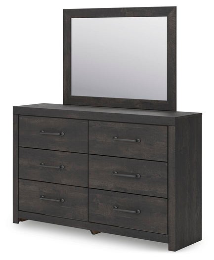 Hollivern Dresser and Mirror - MI Hometown Furnishings (MI)*