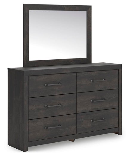Hollivern Dresser and Mirror - MI Hometown Furnishings (MI)*
