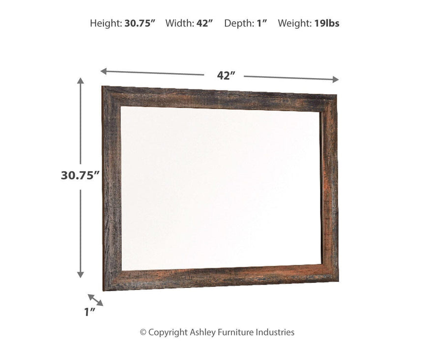 Drystan Bedroom Mirror - MI Hometown Furnishings (MI)*