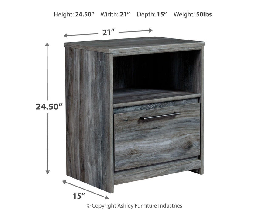 Baystorm Nightstand - MI Hometown Furnishings (MI)*