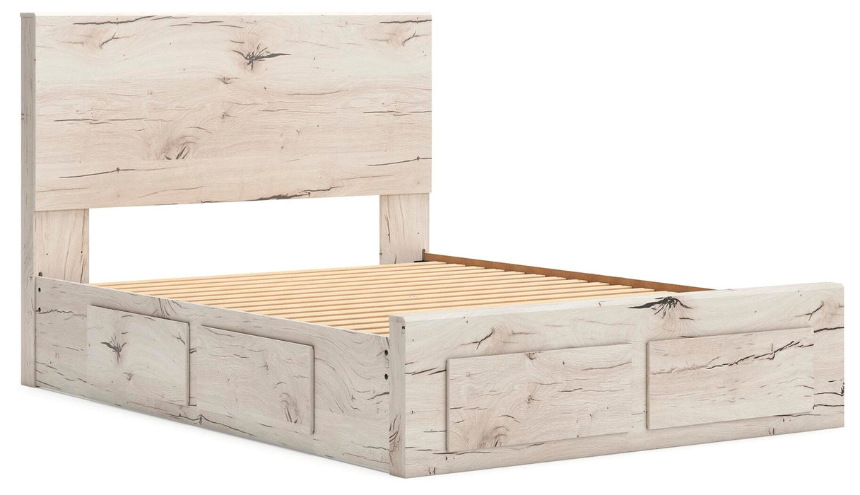 Lawroy Panel Storage Bed - MI Hometown Furnishings (MI)*