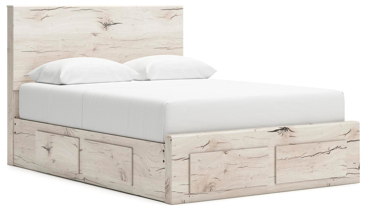 Lawroy Panel Storage Bed - MI Hometown Furnishings (MI)*
