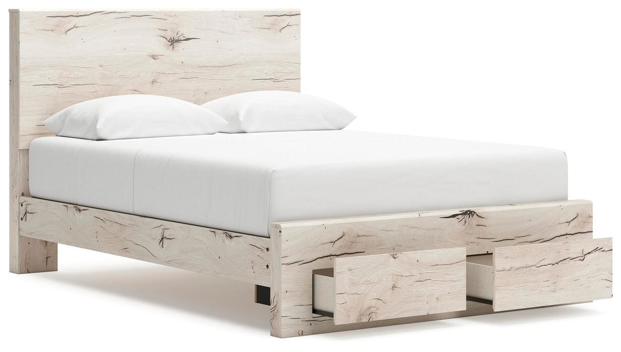 Lawroy Panel Storage Bed - MI Hometown Furnishings (MI)*