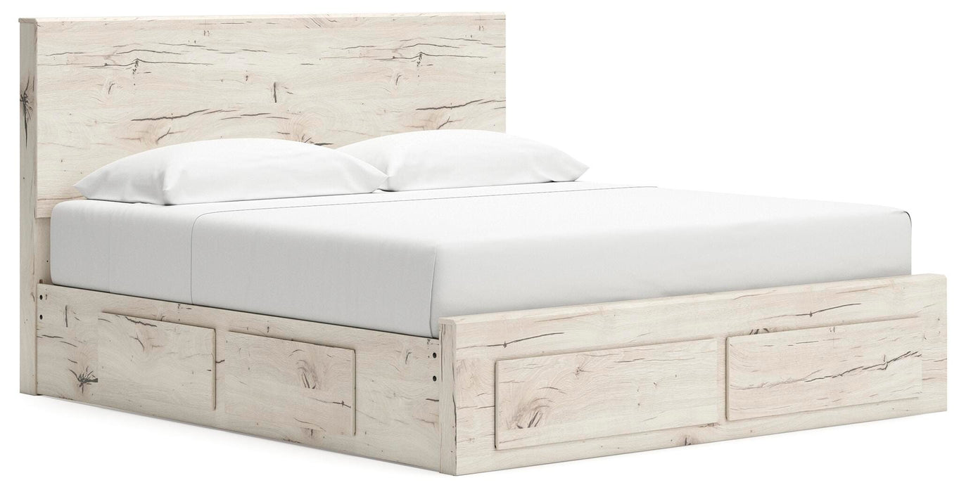 Lawroy Panel Storage Bed - MI Hometown Furnishings (MI)*