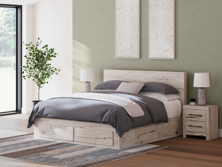 Lawroy Panel Storage Bed - MI Hometown Furnishings (MI)*